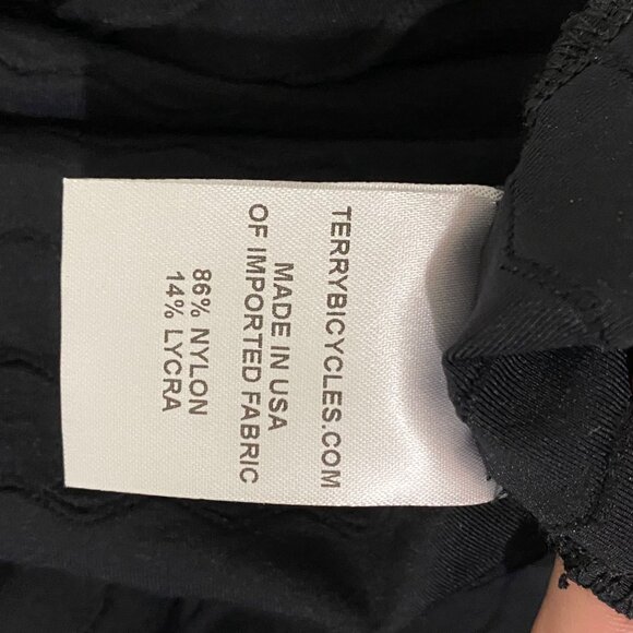 Terry Black Wave Transit Dress XXL Bike Cycling Sports Activewear Commuter - Picture 9 of 9